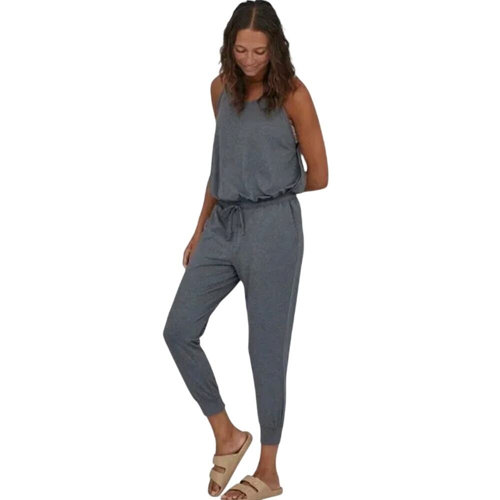 Patagonia Seabrook Sleeveless Jumpsuit Plume Grey Size Small NWT Womens